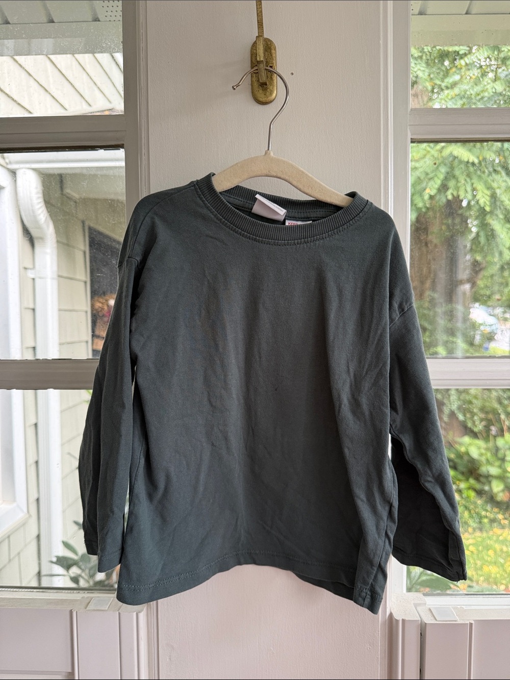 Zara Kids Long-Sleeve Blue/Grey Long Sleeve 3T